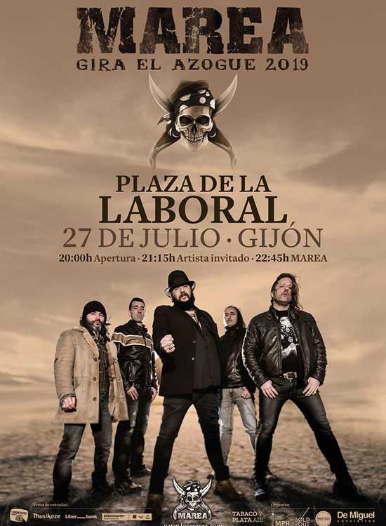 concierto de Marea en Gijón 2019